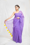 Purple Glam - Kota Doria Saree