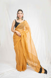 Bholi Re Bindu - Orange Kota Doria Saree