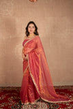 Ila- Pink Kota Tissue Saree