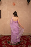 Inaaya- Mauve Kota Silk Saree