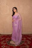 Inaaya- Mauve Kota Silk Saree