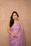 Inaaya- Mauve Kota Silk Saree