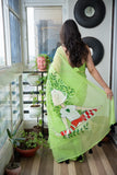 Inner Peace - Handpainted Kota Doria Saree