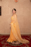 Jashnavi- Orange Gota Jaal Saree
