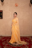 Jashnavi- Orange Gota Jaal Saree