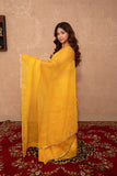Kanchana- Yellow Kota Silk Saree