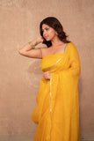 Kanchana- Yellow Kota Silk Saree