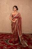 Kanika- Brown Gota Work Saree