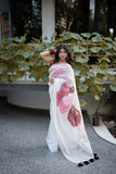 Love Square- Handpainted Kota Doria Saree
