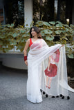 Love Square- Handpainted Kota Doria Saree