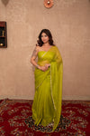 Noorzaar- Green Kota Silk Saree
