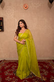 Noorzaar- Green Kota Silk Saree
