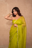 Noorzaar- Green Kota Silk Saree