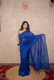 Pranaya- Blue Tikli Work Saree