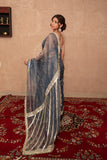 Rangnoor- Blue Gota Work Saree