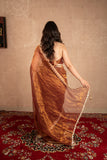 Reet- Brown Kota Tissue Saree