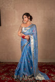 Rivaa- Blue Kota Silk Saree