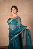 Rooh- Blue Kota Silk Saree