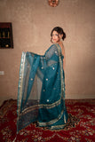 Rooh- Blue Kota Silk Saree
