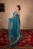 Rooh- Blue Kota Silk Saree