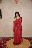 Shobhana- Tikli work Silk Saree