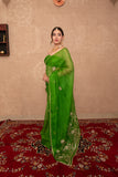 Sutra- Green Gota Jaal Saree