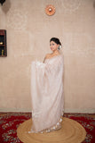 Tanirika- Beige Silk Linen Saree