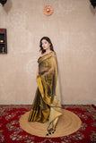 Vasudha- Copper saree with temple border