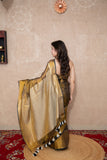 Vasudha- Copper saree with temple border