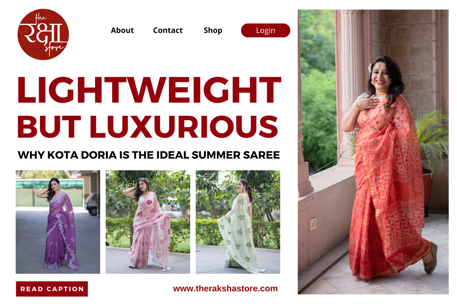 Lightweight but Luxurious – Why Kota Doria Is the Ideal Summer Saree