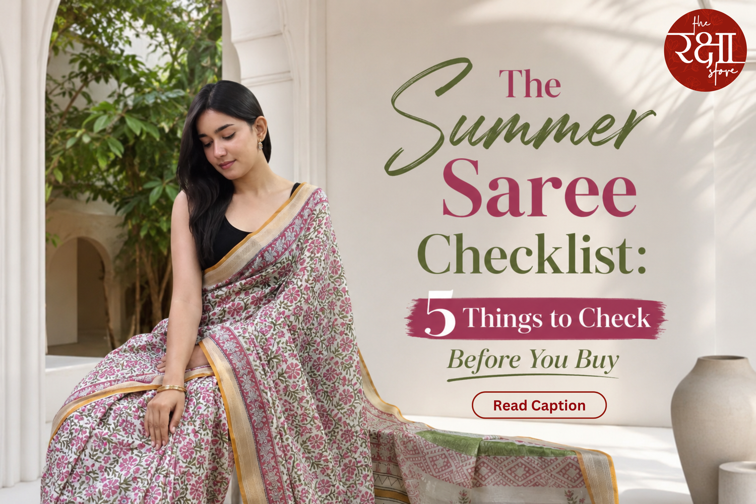 The Summer Saree Checklist: 5 Things to Check Before You Buy