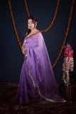 Maalti - Lavender Kota Silk Saree