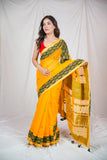 Tusker - Yellow Kota Doria Saree