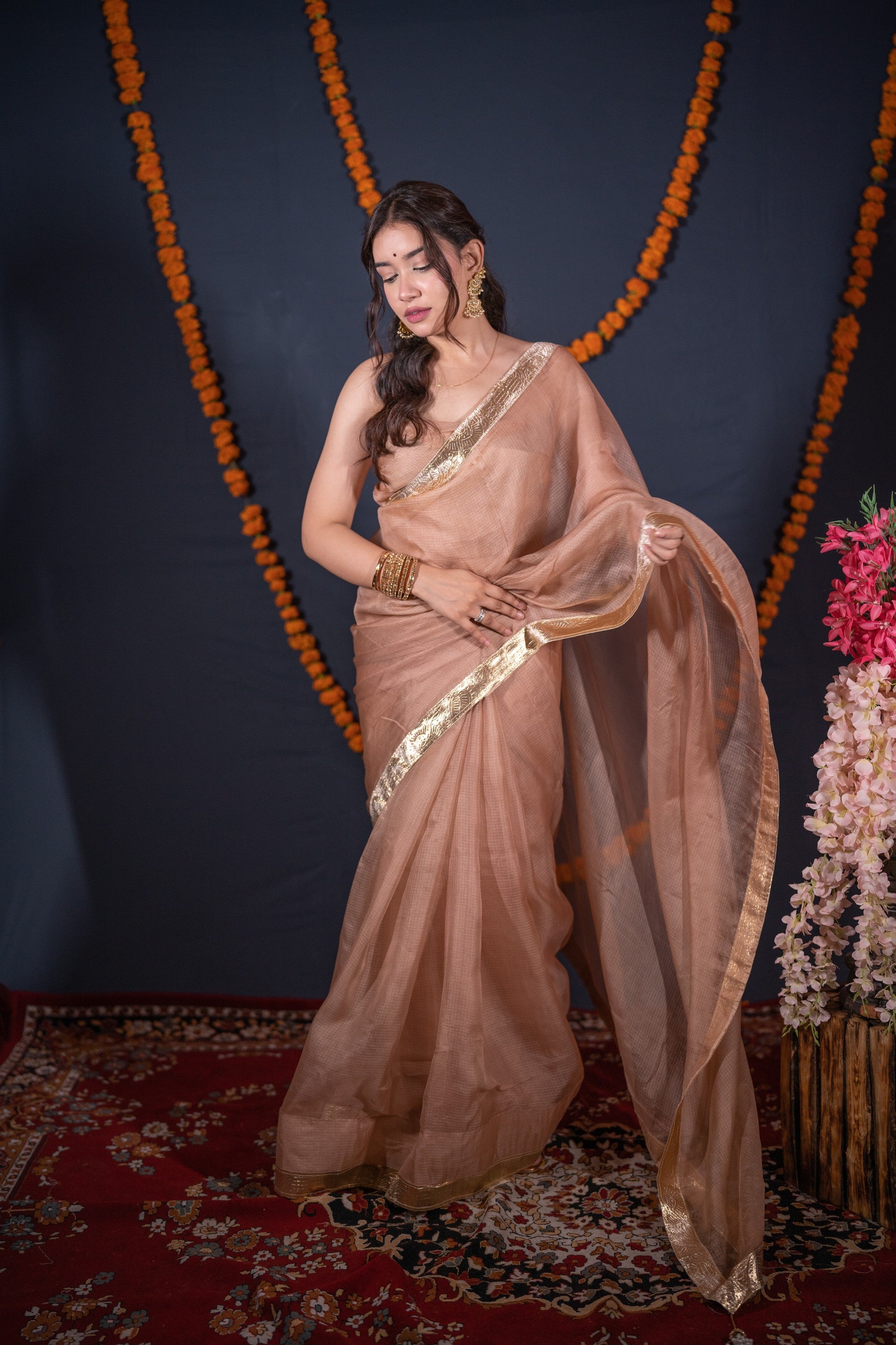 Swarnangi- Golden Kota Silk Saree