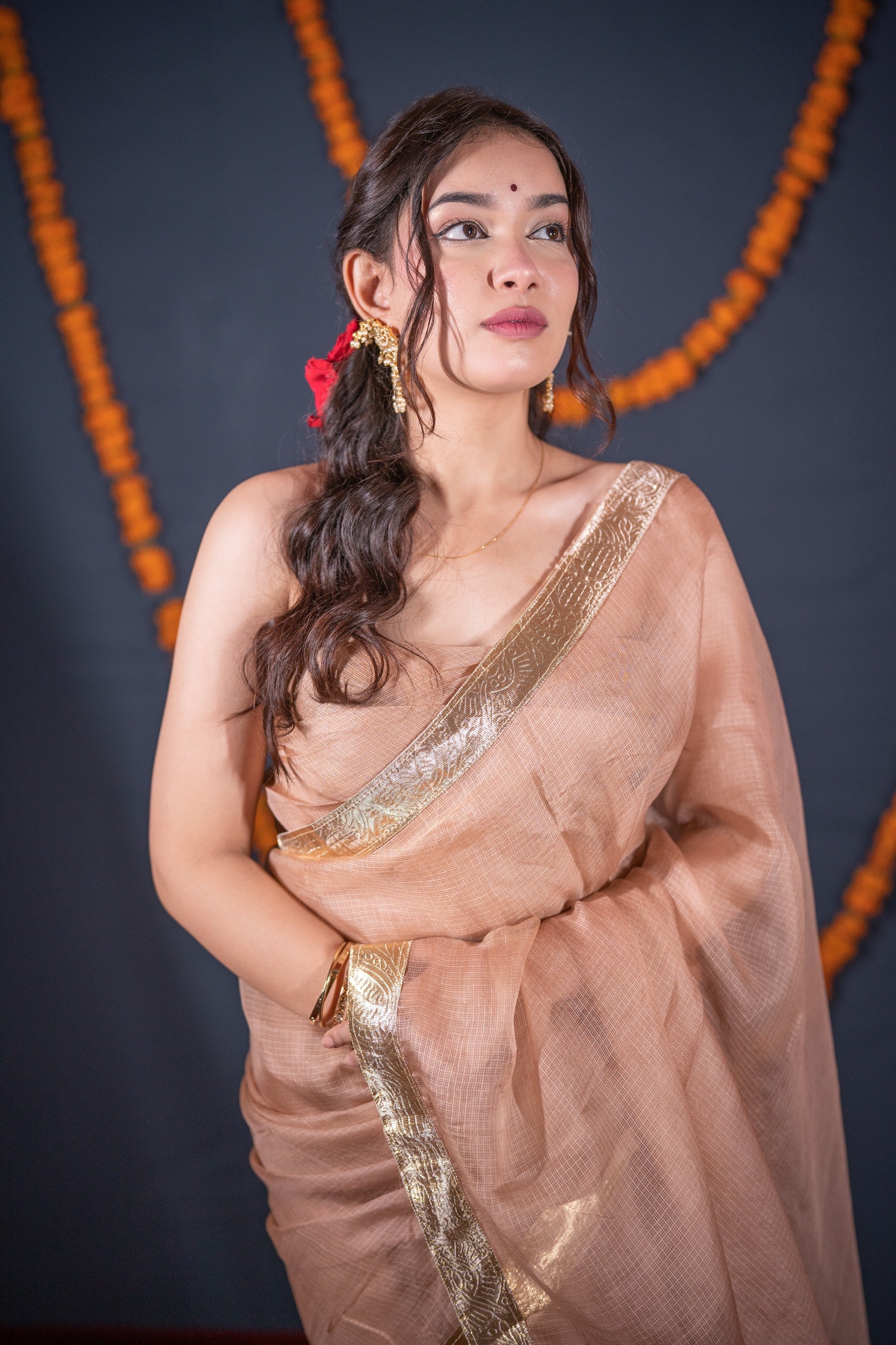 Swarnangi- Golden Kota Silk Saree
