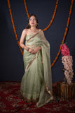 Mridula- Green Kota Silk Saree