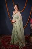 Mridula- Green Kota Silk Saree