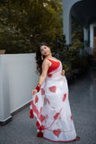 Love- Handpainted Kota Doria Saree