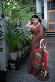 Happy Me- Handpainted Kota Doria Saree