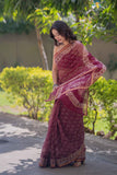 Gulbuta- Floral Kota Doria Saree