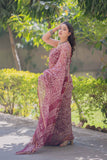 Sugandhika- Leaf Print Kota Doria Saree