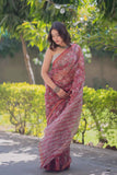 Gulzarika- Floral Kota Doria Saree