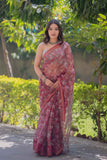 Gulzarika- Floral Kota Doria Saree