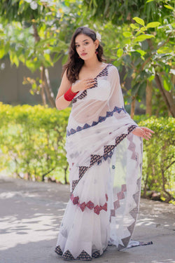 Aaru- Hand Applique Kota Saree