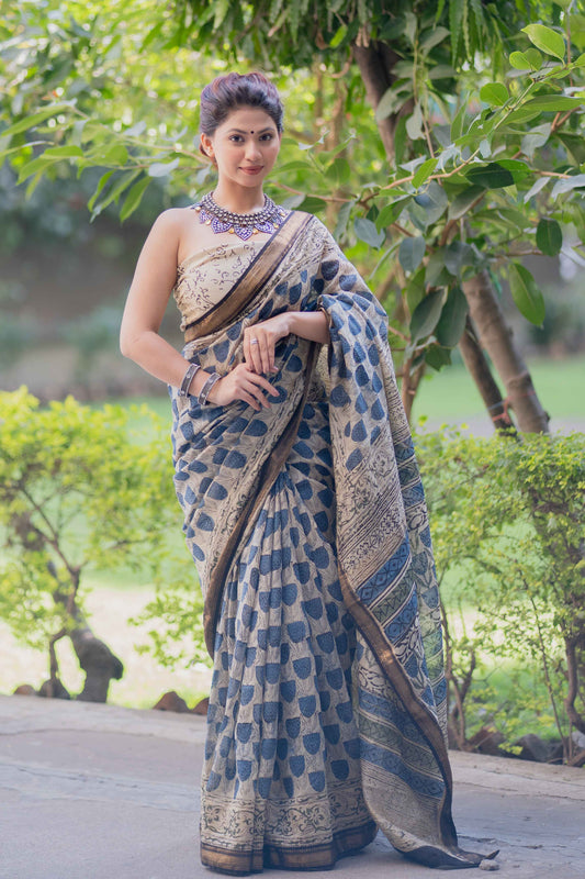 Indrani- Maheshwari Silk Saree