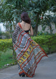 Tamira-Black Maheshwari Silk Saree