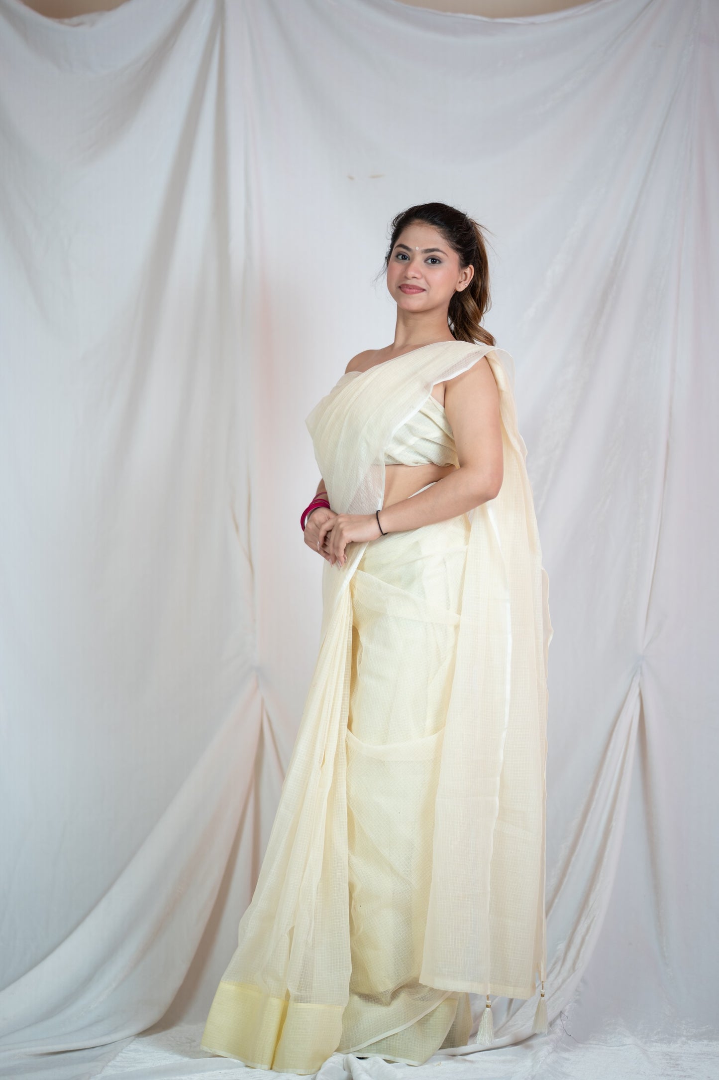Serene Breeze Kota Doria Saree