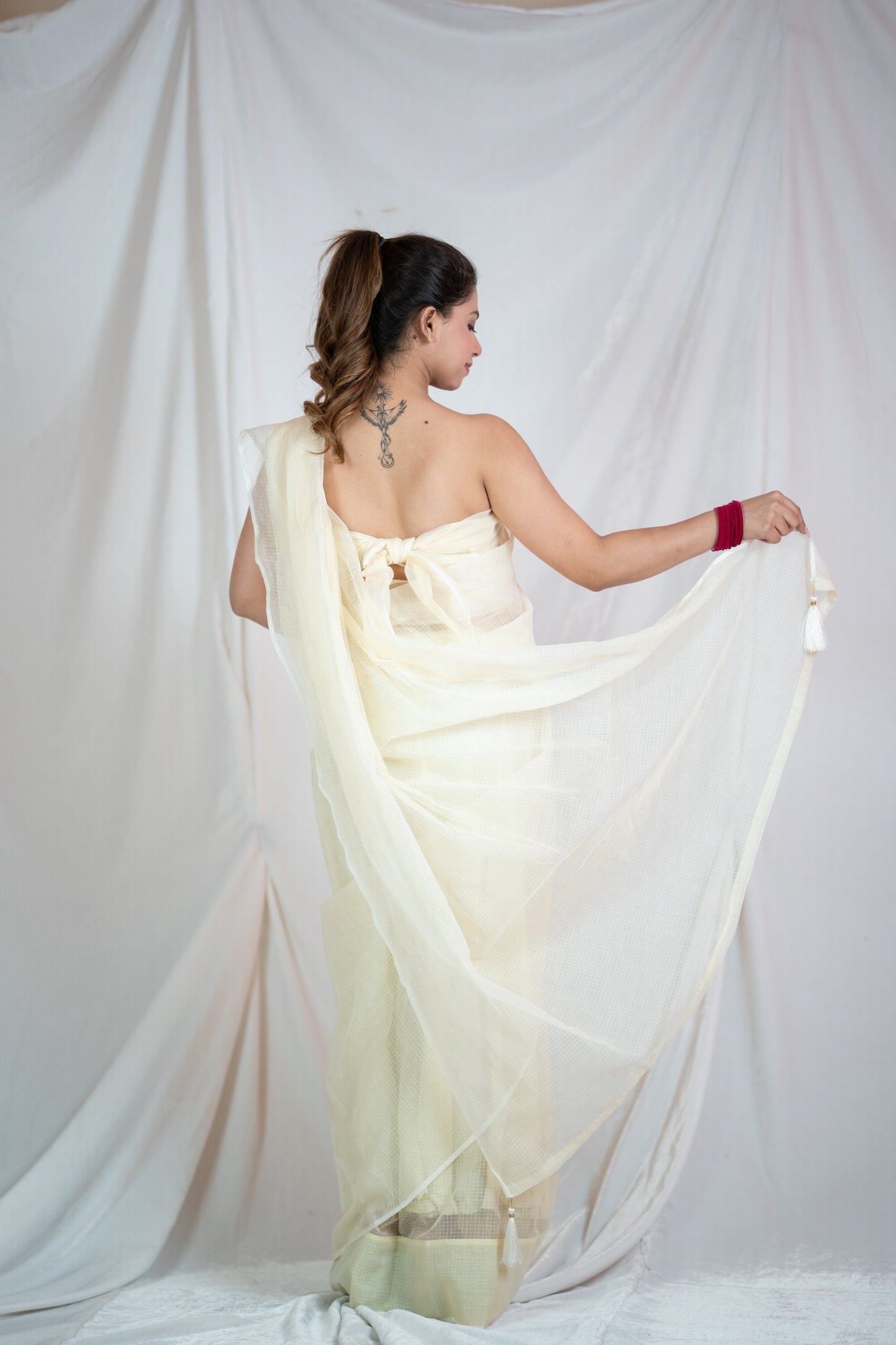 Serene Breeze Kota Doria Saree