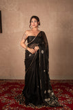 Bhushita- Black Gota Jaal Saree