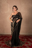 Bhushita- Black Gota Jaal Saree